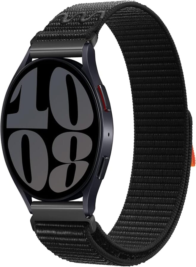 Soft Nylon Bands Compatible with Samsung Galaxy Watch 6/5/4/3 Pro/Classic/huawei GT4, 20mm & 22mm Watch Strap for Samsung Watch 47mm 46mm 45mm 44mm 43mm 42mm 41mm 40mm